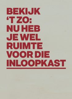 Ruimte voor inloopkast AndC