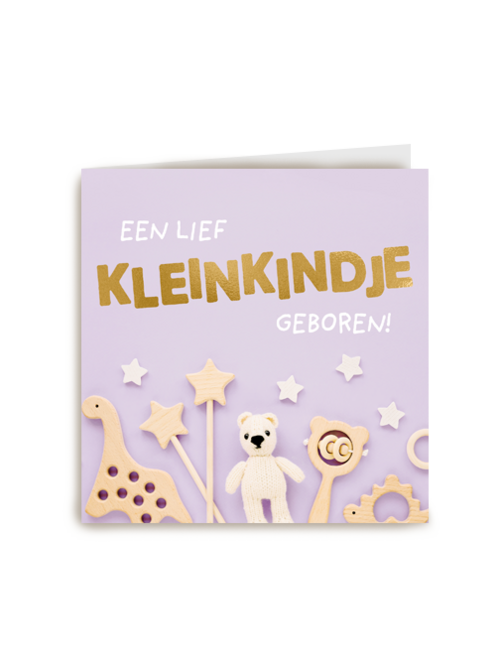 felicitatiekaart kleinkindje
