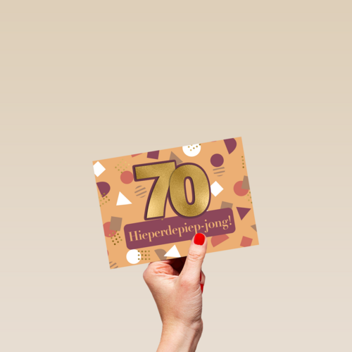 hieperdepiep jong 70 jaar