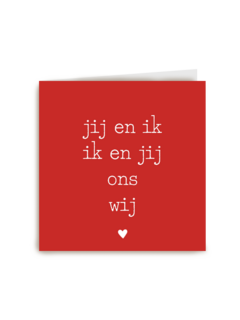wij samen met een hart
