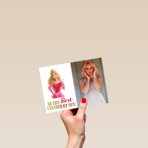 Prinsessenkaart Disney Be the best version of you