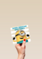 zwemdiploma kaart minions goed gedaan spetter