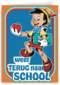 Pinocchio kaart Back to School