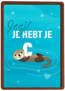 zwemdiploma kaart jeej je hebt je c