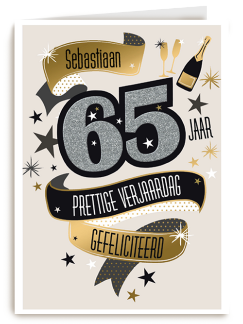 leeftijd vijfenzestig gefeliciteerd hartelijk