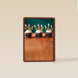 Verjaardagskaart grappig you are old