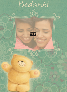 fotokaart forever friends bedankt bedankt