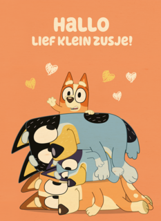 Bluey Lief Klein Zusje
