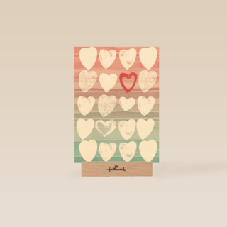 vrolijke hartjes met een marble achtergrond