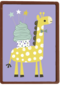 giraffe met cupcake
