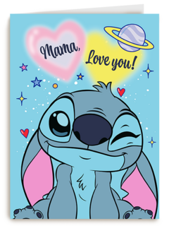 Stitch Mama Love You Wink