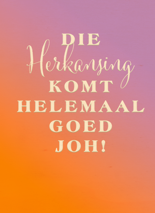 Herkansing komt goed