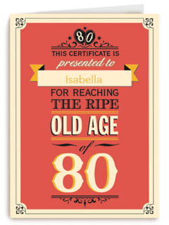 leeftijd tachtig old age