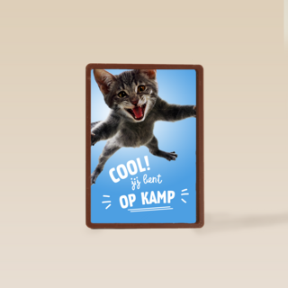 Cool Jij Bent Op Kamp Kat