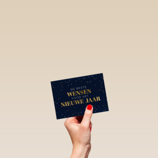 nieuwjaar kaart de beste wensen voor het nieuwe jaar