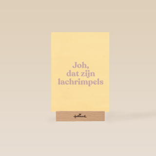 verjaardag kaart lachrimpels