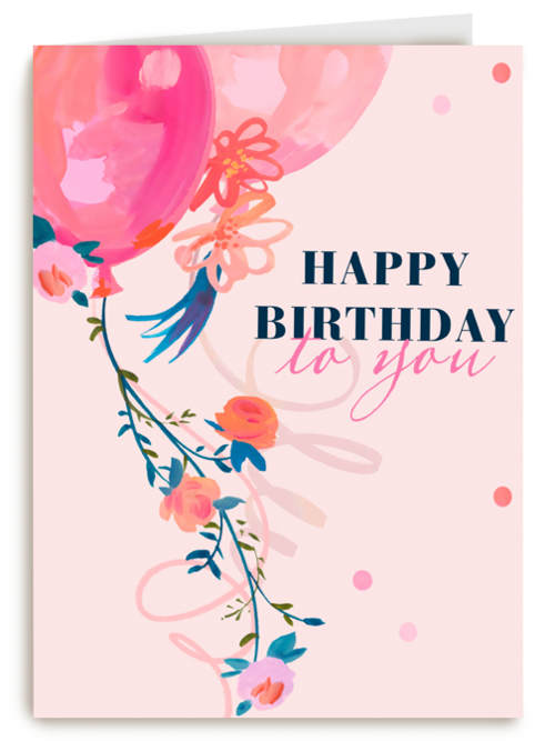 verjaardag kaart vrouw happy birthday to you