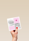 fotokaart baby roze hokjes