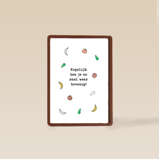 Beterschap fruit snel weer bovenop