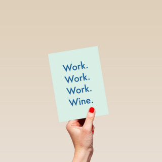 zomaar kaart work work work wine