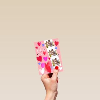 Valentijn XOXO Fotokaart