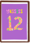 Verjaardagskaart yessss 12 tiener meisje
