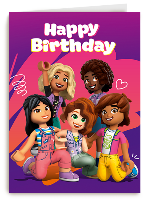 Lego Friends Happy Birthday