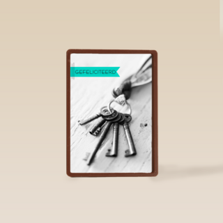 zwart wit foto sleutelbos