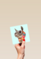 lama met zonnebril