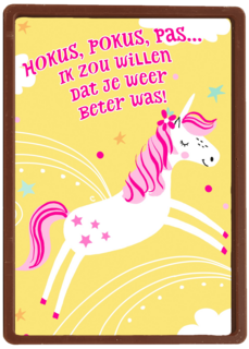 Beterschapskaart unicorn hokus pokus pas