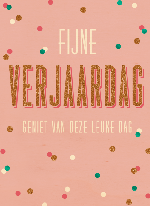verjaardag kaart vrouw fijne verjaardag geniet van deze leuke dag