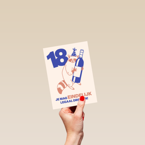 18 je mag eindelijk legaal drinken