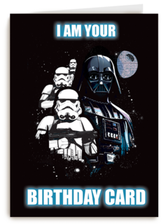 Star Wars Darth Vader I am your birthday card