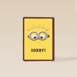 Sorry kaart Minions met Bob