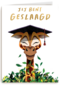 Folio geslaagd kaart giraf