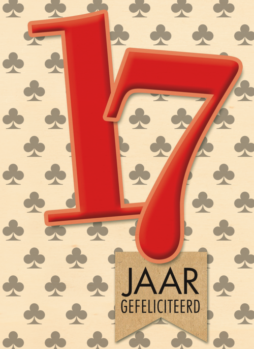 zeventien rood klavers