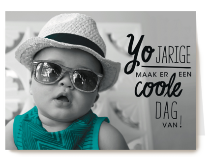baby brabbel yo jarige maak er een coole dag van