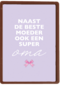 moederdag kaart hip ook een super oma