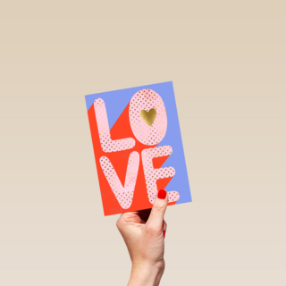 Liefde kaart L O V E