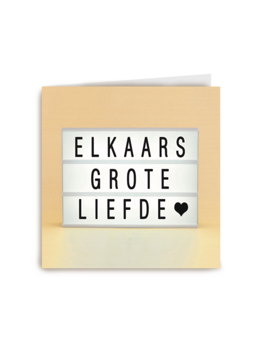 elkaars grote liefde lightbox
