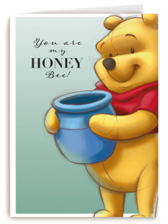 Valentijnskaart Winnie the Pooh