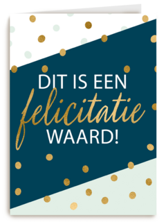 Felicitatie kaart man vrouw dit is een felicitatie waard
