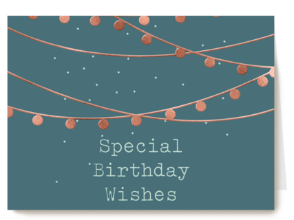 special birthday wishes with lights