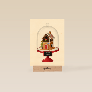 kersthuisje in stolp