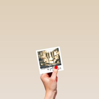 polaroid proost op jullie liefde