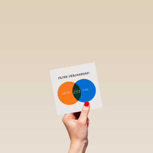 Fijne verjaardag venn diagram midlife crisis
