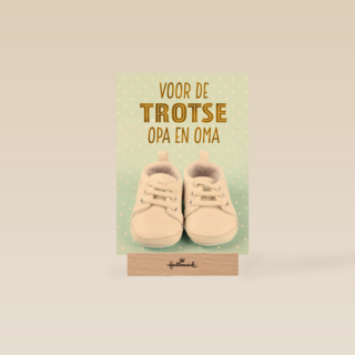 schoentjes voor een trotse opa en oma