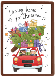 driving home for christmas auto kaart
