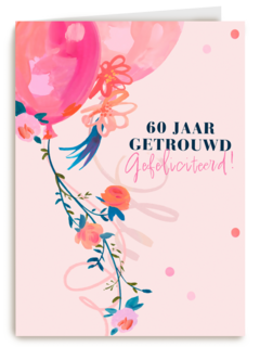 60 jaar getrouwd gefeliciteerd ballonnen