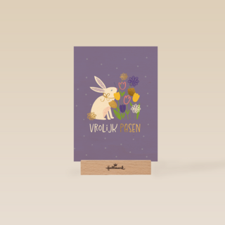Pasen Konijn eieren paars